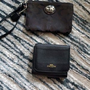 2 Coach Wallets